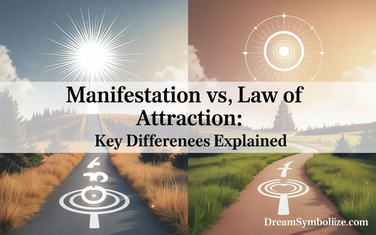 manifestation vs law of attraction