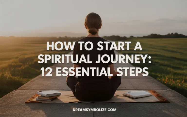 how to start a spiritual journey