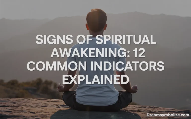 signs of spiritual awakening