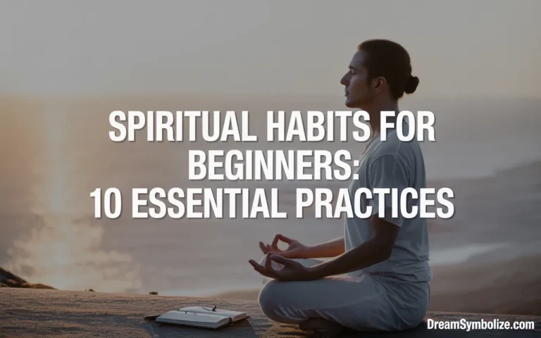 spiritual habits for beginners